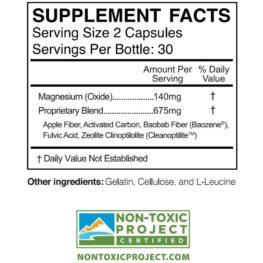 New! TrueCarbonCleanse™ Gut Detoxifier – 60 capsules – 96 pack